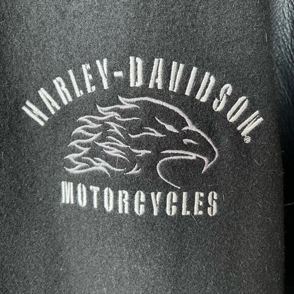 NWOT Harley Davidson Motorcycles Varsity Jacket Mens L - Picture 4 of 9